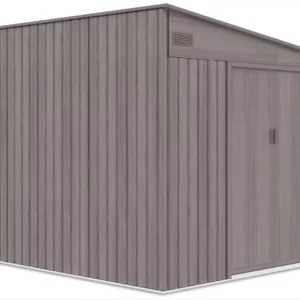 Domek metalowy ogrodowy Hardmaister Jasper 279 × 321 cm Light Wood