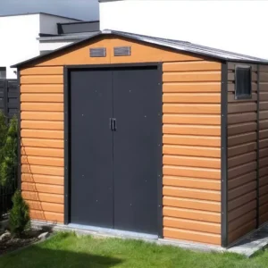 illustrative_purposes_only_clients_picture_of_house_garden_montreal__1__b01b Domek metalowy ogrodowy Hardmaister Montreal 277 × 323 cm Oak Grey