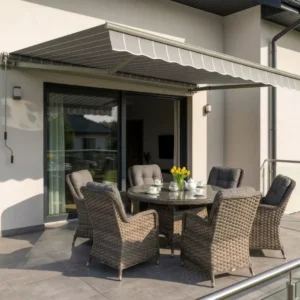 markiza-na-balkon-classic-300x250-grey-white-aranzacja Markiza tarasowa Gutroof Classic 300 × 250 cm Grey/White
