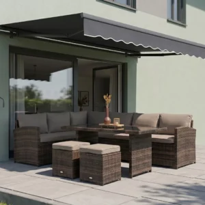 markiza-tarasowa-classic-aranzacja Markiza tarasowa Gutroof Classic 500 × 300 cm Grey