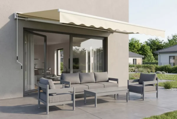 markiza-tarasowa-classic-beige-500x300-aranzacja Markiza tarasowa Gutroof Classic 500 × 300 cm Beige