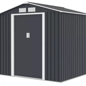 Domek metalowy ogrodowy Hardmaister Vector 201 × 181 cm Cold Grey