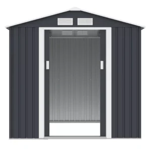 Domek metalowy ogrodowy Hardmaister Vector 201 × 181 cm Cold Grey