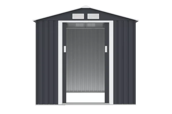 Domek metalowy ogrodowy Hardmaister Vector 201 × 181 cm Cold Grey
