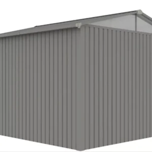 Domek metalowy ogrodowy Hardmaister Michigan 304 × 296 cm Grey Aluminium