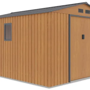 Domek metalowy ogrodowy Hardmaister Hudson 277 × 319 cm Oak Grey