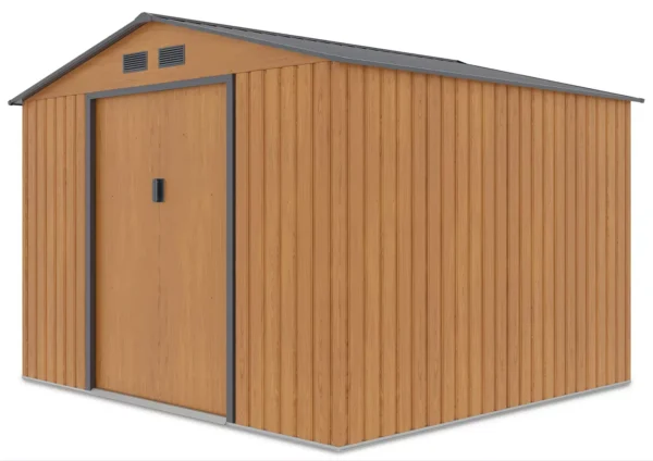 Domek metalowy ogrodowy Hardmaister Hudson 277 × 255 cm Oak Grey