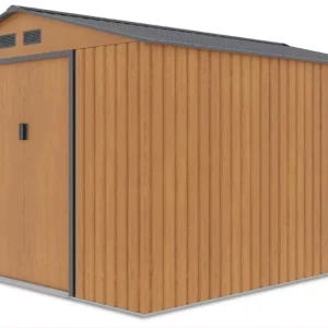Domek metalowy ogrodowy Hardmaister Hudson 277 × 319 cm Oak Grey