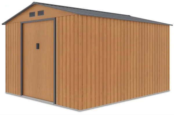Domek metalowy ogrodowy Hardmaister Hudson 277 × 319 cm Oak Grey