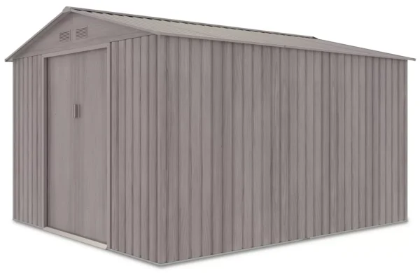 Domek metalowy ogrodowy Hardmaister Hudson 277 × 319 cm Light Wood