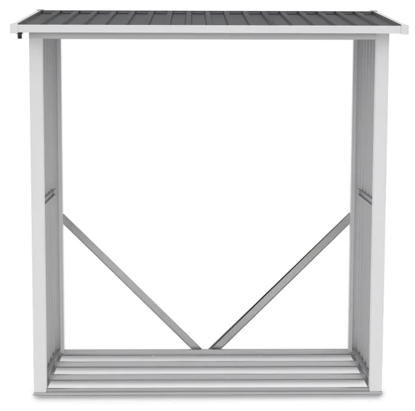 solid_denver_woodshed_made_of_cold_grey_colored_metal_from_hardmaister_8f6a Drewutnia metalowa ogrodowa Hardmaister Denver 182 × 89 cm Cold Grey