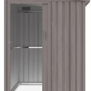 Domek metalowy ogrodowy Hardmaister Jasper 150 × 194 cm Light Wood
