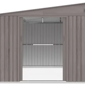 Domek metalowy ogrodowy Hardmaister Jasper 279 × 321 cm Light Wood