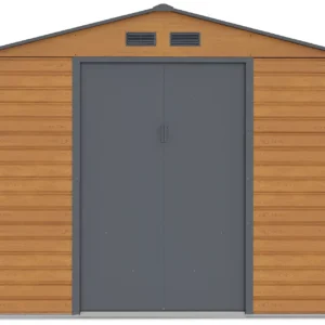Domek metalowy ogrodowy Hardmaister Montreal 277 × 195 cm Oak Grey