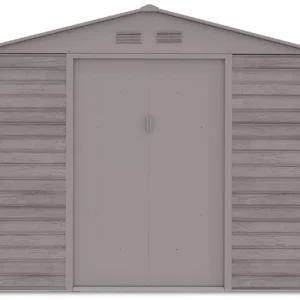 Domek metalowy ogrodowy Hardmaister Montreal 277 × 259 cm Light Wood