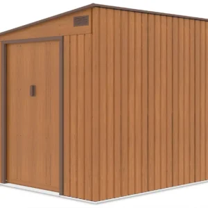 tool_house_JASPER_214x257_cm_oak_brown_hardmaister_right_side_of_the_house_f1b8 Domek metalowy ogrodowy Hardmaister Jasper 214 × 257 cm Oak Brown