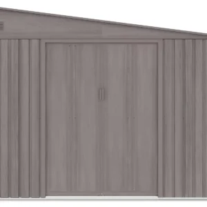 Domek metalowy ogrodowy Hardmaister Jasper 279 × 321 cm Light Wood