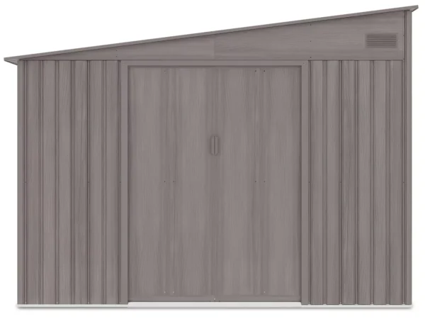 Domek metalowy ogrodowy Hardmaister Jasper 279 × 321 cm Light Wood