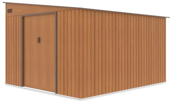 Domek metalowy ogrodowy Hardmaister Jasper 279 × 321 cm Oak Brown