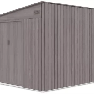 Domek metalowy ogrodowy Hardmaister Jasper 279 × 321 cm Light Wood