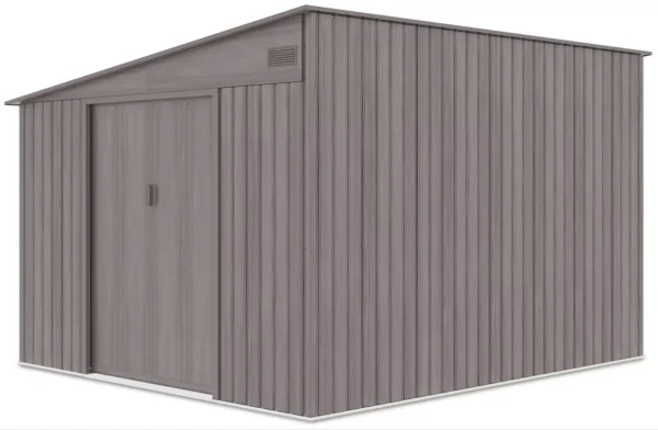 Domek metalowy ogrodowy Hardmaister Jasper 279 × 321 cm Light Wood