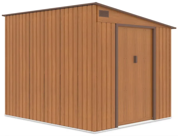 tool_house_Jasper_214x257_cm_Oak_Brown_hardmaister_left_side_of_the_house_roof__ec9b Domek metalowy ogrodowy Hardmaister Jasper 214 × 257 cm Oak Brown