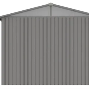 Domek metalowy ogrodowy Hardmaister Michigan 304 × 296 cm Grey Aluminium