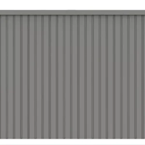 tyl_domku_ogrodowego_na_narzedzia_6882 Domek metalowy ogrodowy Hardmaister Portland 289 × 253 cm Grey Aluminium