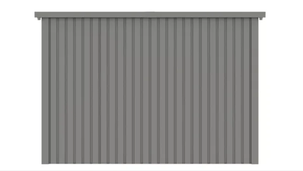 tyl_domku_ogrodowego_na_narzedzia_6882 Domek metalowy ogrodowy Hardmaister Portland 289 × 253 cm Grey Aluminium