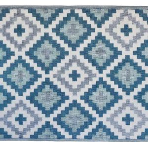 Dywan tarasowy Wires Blue 120x180cm – MOODME — zdjęcie główne wariantu Dywan tarasowy Wires Blue 120x180cm – MOODME — zdjęcie główne wariantu