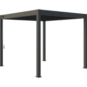 Pergola tarasowa ELEGANCE 3x3 Anthracite – Gutroof — zdjęcie główne wariantu Pergola tarasowa ELEGANCE 3x3 Anthracite – Gutroof — zdjęcie główne wariantu