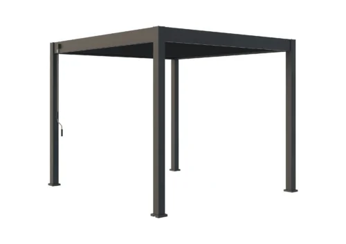 Pergola tarasowa ELEGANCE 3x3 Anthracite – Gutroof — zdjęcie główne wariantu Pergola tarasowa ELEGANCE 3x3 Anthracite – Gutroof — zdjęcie główne wariantu