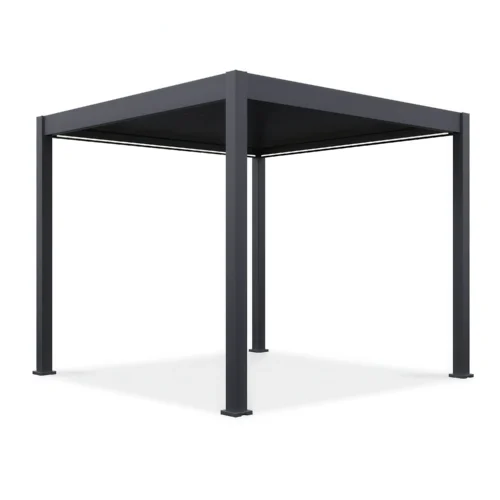 Pergola tarasowa automatyczna z oświetleniem LED ELEGANCE AUTOMATIC 3x3 Anthracite – Gutroof — zdjęcie główne wariantu Pergola tarasowa automatyczna z oświetleniem LED ELEGANCE AUTOMATIC 3x3 Anthracite – Gutroof — zdjęcie główne wariantu