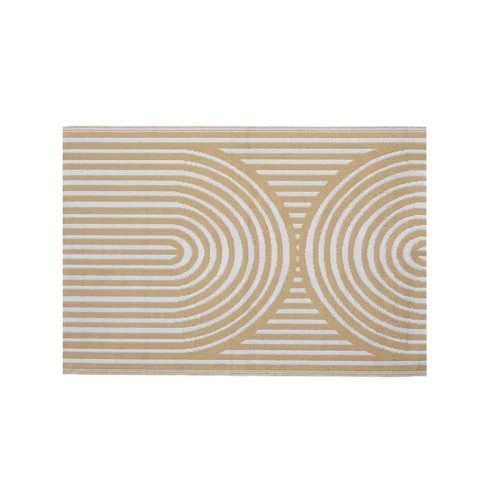 Dywan zewnętrzny na taras 120x180 cm Beige – MOODME — zdjęcie główne wariantu Dywan zewnętrzny na taras 120x180 cm Beige – MOODME — zdjęcie główne wariantu