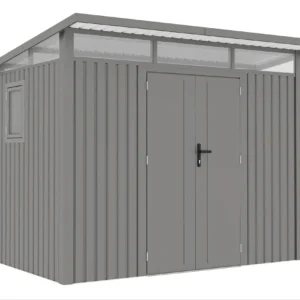 Domek narzędziowy PORTLAND 289 x 253cm Grey Aluminium – Hardmaister — zdjęcie główne wariantu Domek narzędziowy PORTLAND 289 x 253cm Grey Aluminium – Hardmaister — zdjęcie główne wariantu