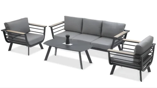 Zestaw ogrodowy ASPEN CAFFE Grey – Furrore — zdjęcie główne wariantu