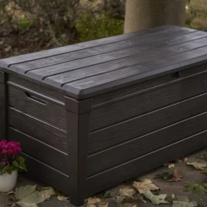 Skrzynia z siedziskiem BRIGHTWOOD BOX jako miejsce do magazynowania w ogrodzie