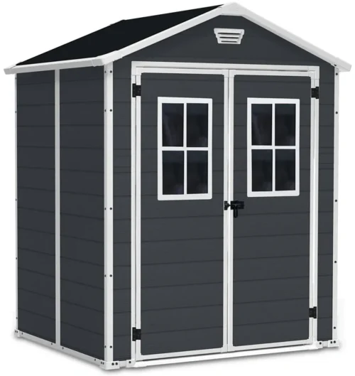 Domek narzędziowy MANOR 6x5 DD Dark Grey 185x152cm Keter Domek narzędziowy MANOR 6x5 DD Dark Grey 185x152cm Keter