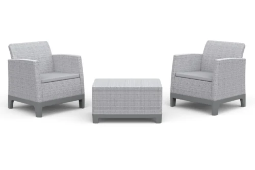 Meble balkonowe SCANDI FORMA BALCONY Grey – Keter — wymiary produktu
