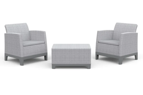 Meble balkonowe SCANDI FORMA BALCONY Grey – Keter — wymiary produktu