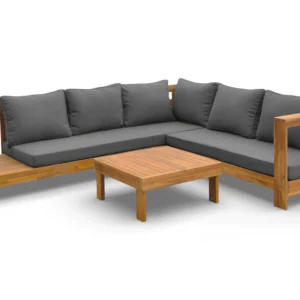 Narożnik wypoczynkowy HAVLA CAFFE drewniany ACACIA WOOD - BJORKKA Narożnik wypoczynkowy HAVLA CAFFE drewniany ACACIA WOOD - BJORKKA