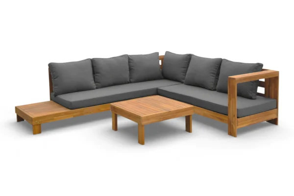 Narożnik wypoczynkowy HAVLA CAFFE drewniany ACACIA WOOD - BJORKKA Narożnik wypoczynkowy HAVLA CAFFE drewniany ACACIA WOOD - BJORKKA