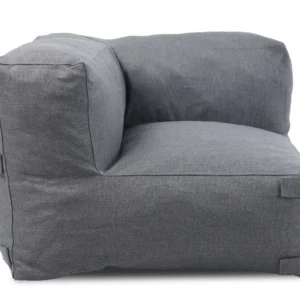 Narożny element sofy modułowej ogrodowej w kolorze grey Narożny element sofy modułowej ogrodowej w kolorze grey