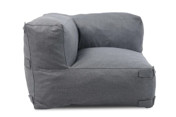Narożny element sofy modułowej ogrodowej w kolorze grey Narożny element sofy modułowej ogrodowej w kolorze grey