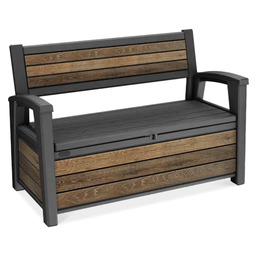 Skrzynia/ Ławka Keter Deco Garden 227L Walnut Skrzynia/ Ławka Keter Deco Garden 227L Walnut
