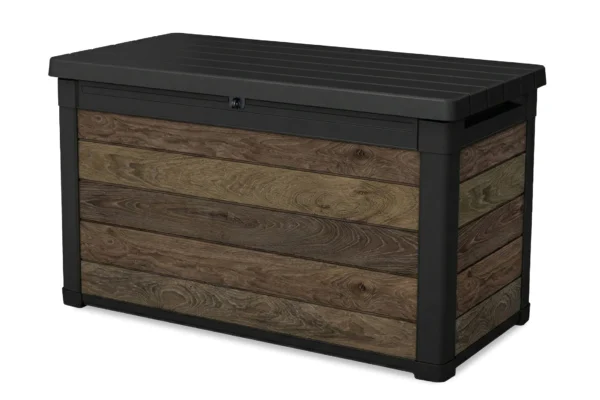 Skrzynia ogrodowa Deco Dec Box 380L kolor walnut imitacja drewna Skrzynia ogrodowa Deco Dec Box 380L kolor walnut imitacja drewna
