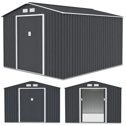 Domek narzędziowy HUDSON 277x191cm Cold Grey – Hardmaister — zdjęcie główne wariantu