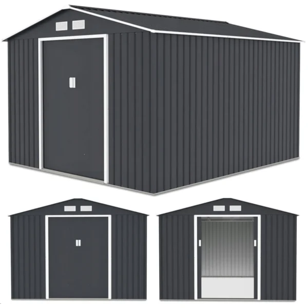 Domek narzędziowy HUDSON 277x191cm Cold Grey – Hardmaister — zdjęcie główne wariantu Domek narzędziowy HUDSON 277x191cm Cold Grey – Hardmaister — zdjęcie główne wariantu
