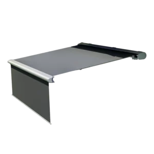 Markiza tarasowa DELUXE PLUS AUTOMATIC 400x300 GREY z LED i czujnikiem – Gutroof — zdjęcie główne wariantu