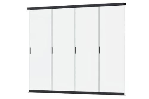 Przesuwny panel szklany do pergoli ELEGANCE/DELUXE/FUSION 3.6m Anthracite – Gutroof — zdjęcie główne wariantu